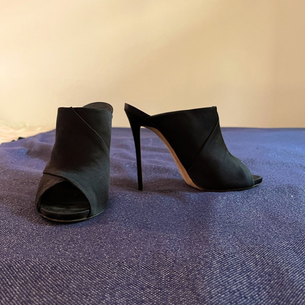 Giuseppe Zanotti High Heel Satin Mules